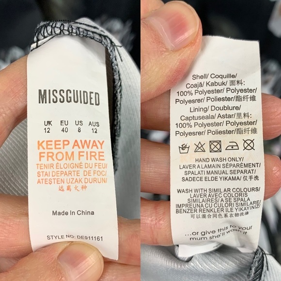 Missguided Floral Fitted a Bodycon Sheath Midi Dress 8 - Picture 6 of 7